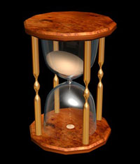 3D model of hourglass